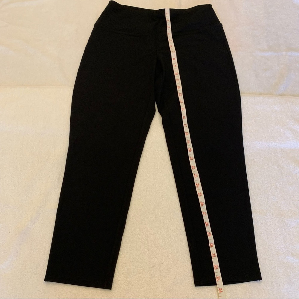 J.Jill Wearever Collection Smooth Fit Slim Leg Black Stretchy Leggings Size SP